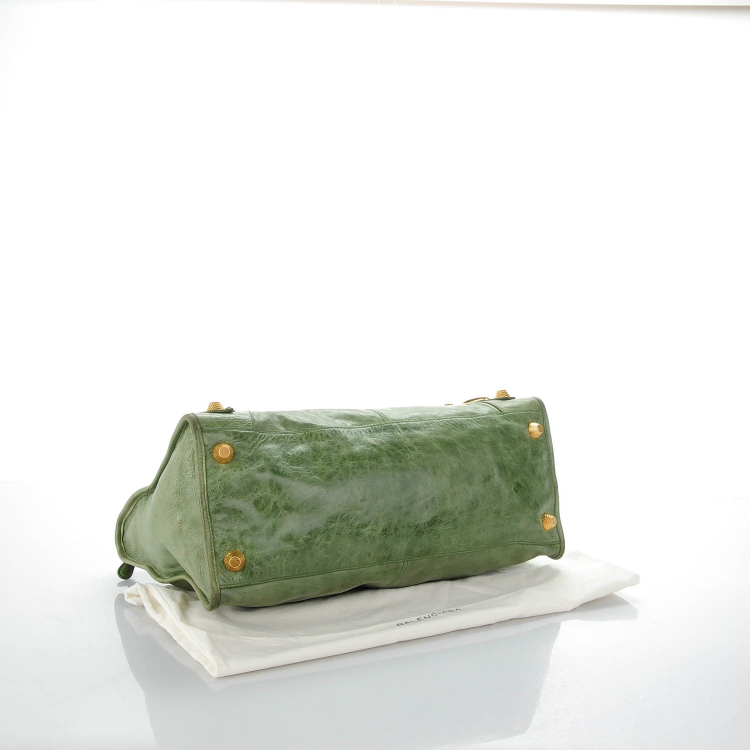 Balenciaga Agneau Giant 21 Gold Hardware Work Light Olive 4 of 17
