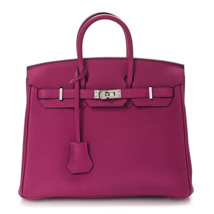 Hermes Togo Birkin 25 Rose Pourpre 1 of 11