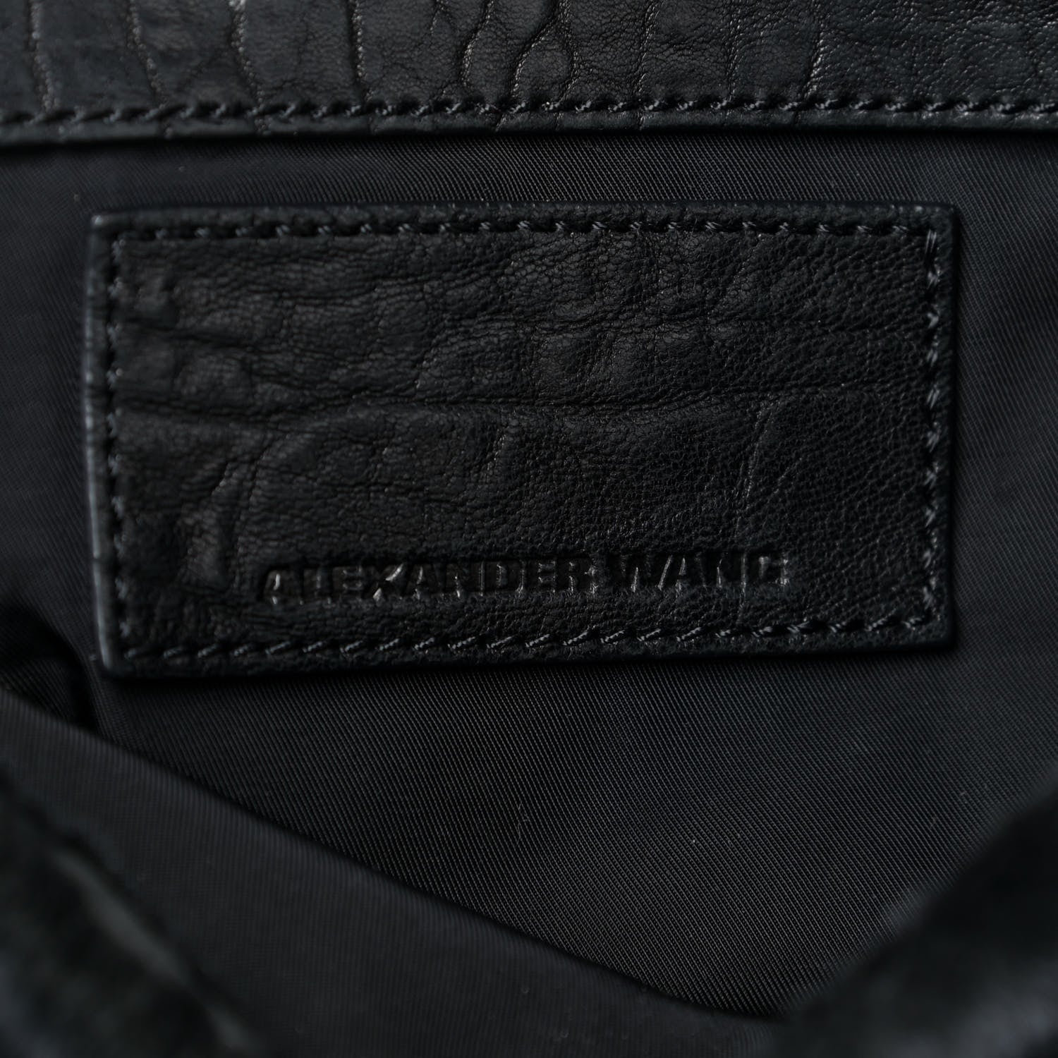 Alexander Wang Pebbled Lambskin Pony Hair Rocco Duffle Black Silver Hardware 9 of 12