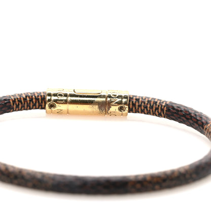 Louis Vuitton Damier Ebene Keep It Bracelet 19 4 of 6