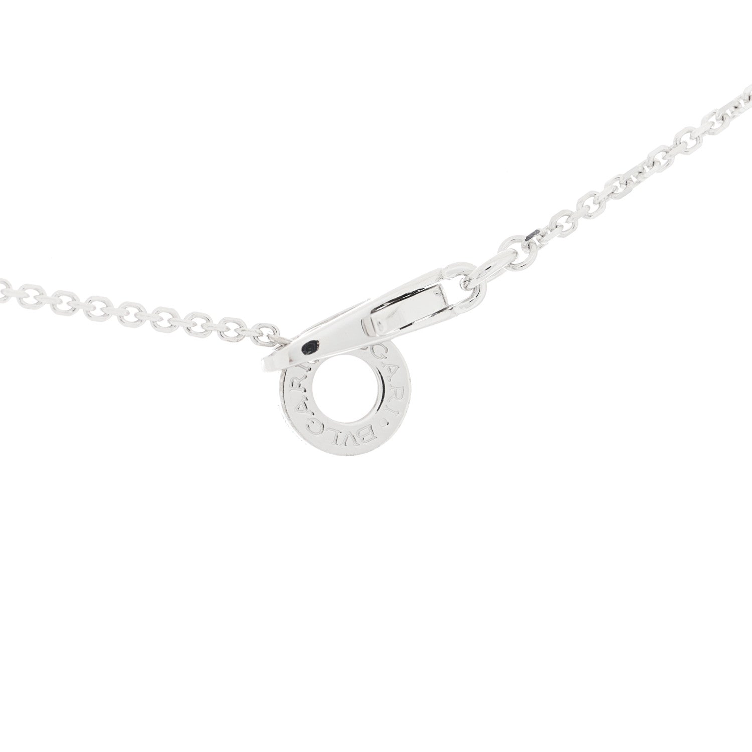 Bulgari 18K White Gold Diamond Divas' Dream Pave Openwork Necklace 3 of 8