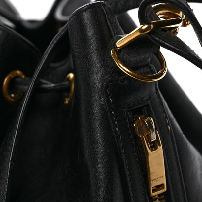 Saint Laurent Calfskin Large Emmanuelle Bucket Bag Black 17 of 17