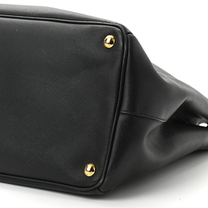 Prada Saffiano Lux Large Tote Black 10 of 10