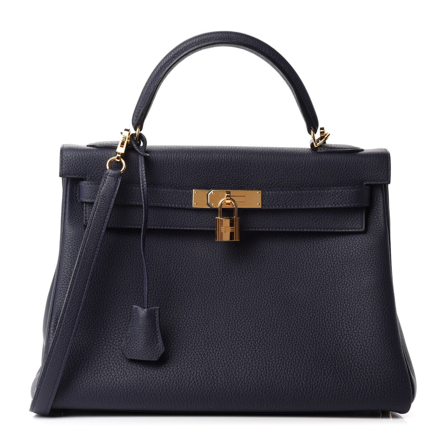 Hermes Togo Kelly Retourne 32 Bleu Nuit 1 of 13