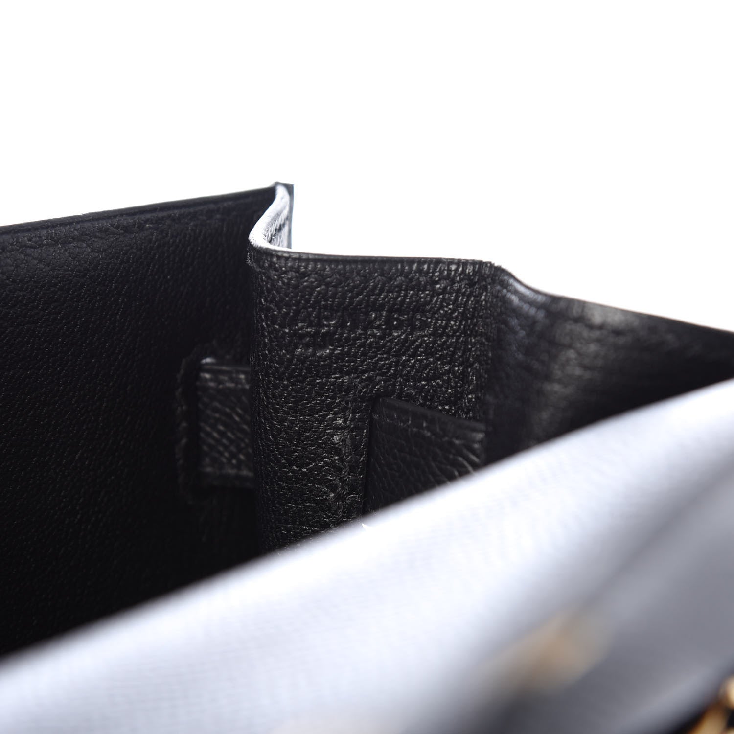 Hermes Epsom Kelly Sellier 32 Black 7 of 10