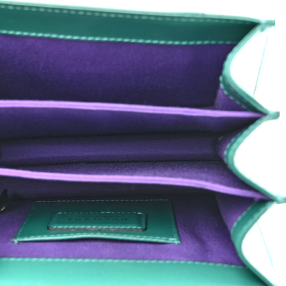 Bulgari Calfskin Serpenti Forever Top Handle Emerald Green 5 of 11