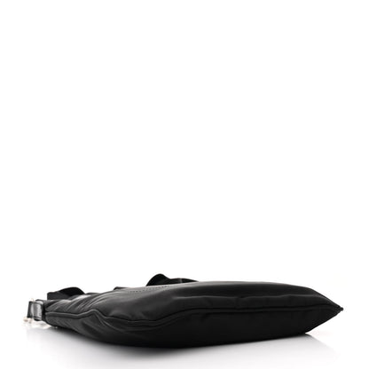 Prada Tessuto Nylon Saffiano Flat Messenger Bag Black 4 of 11