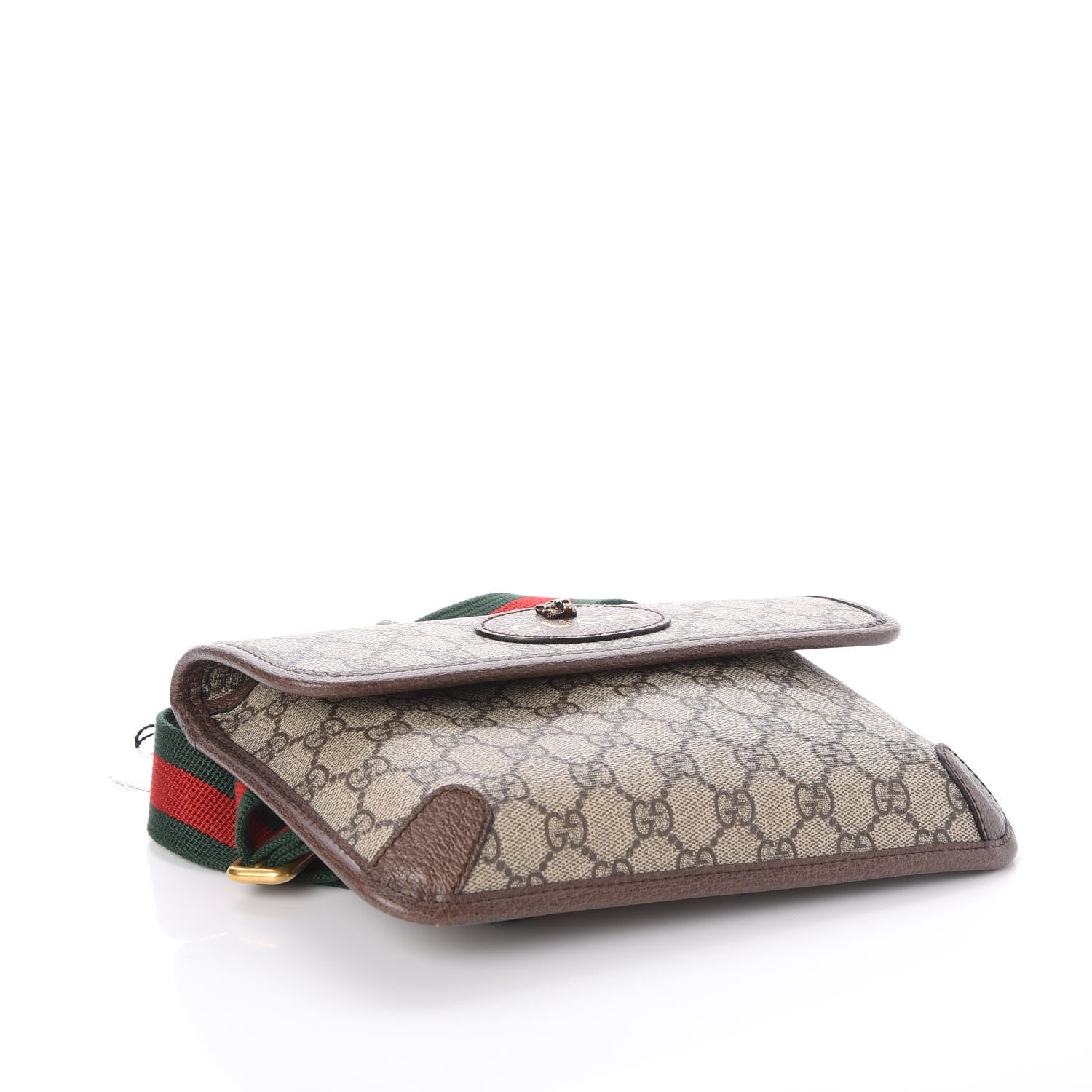 Gucci GG Supreme Monogram Neo Vintage Web Belt Bag Brown 4 of 8
