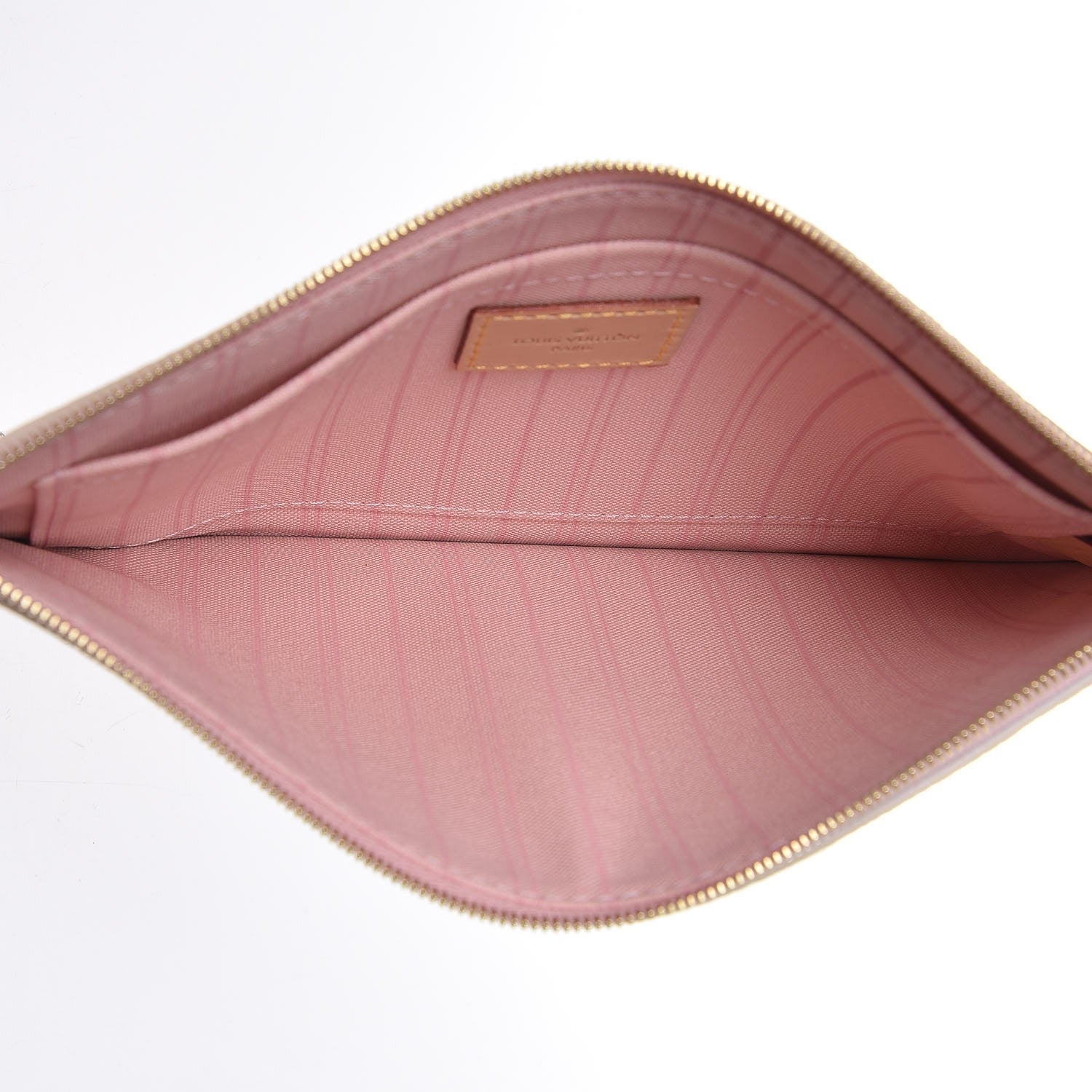 Louis Vuitton Damier Azur Neverfull MM GM Pochette Rose Ballerine 5 of 7
