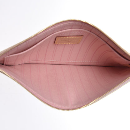 Louis Vuitton Damier Azur Neverfull MM GM Pochette Rose Ballerine 5 of 7