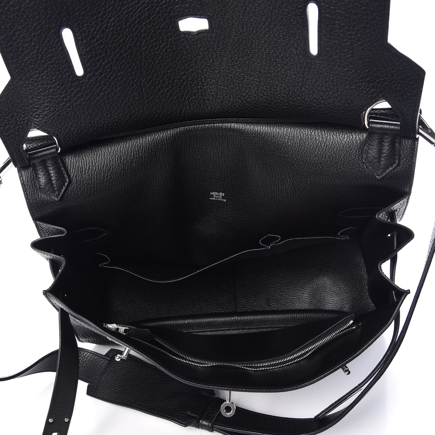 Hermes Taurillon Clemence Jypsiere 34 Black 5 of 7