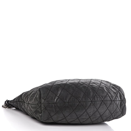 Chanel Iridescent Calfskin Coco Daily Hobo Black 4 of 18