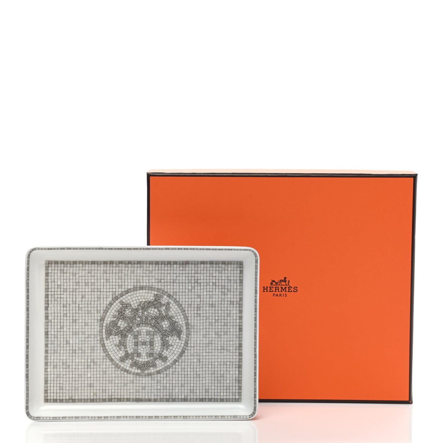 Porcelain Mosaique Au 24 Sushi Plate Platine