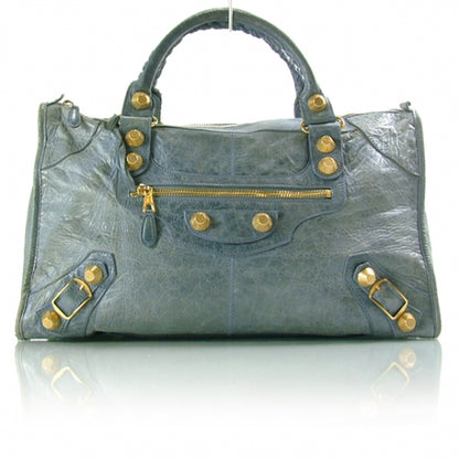 Balenciaga Agneau Giant 21 Gold Hardware Workd Bleu 1 of 11