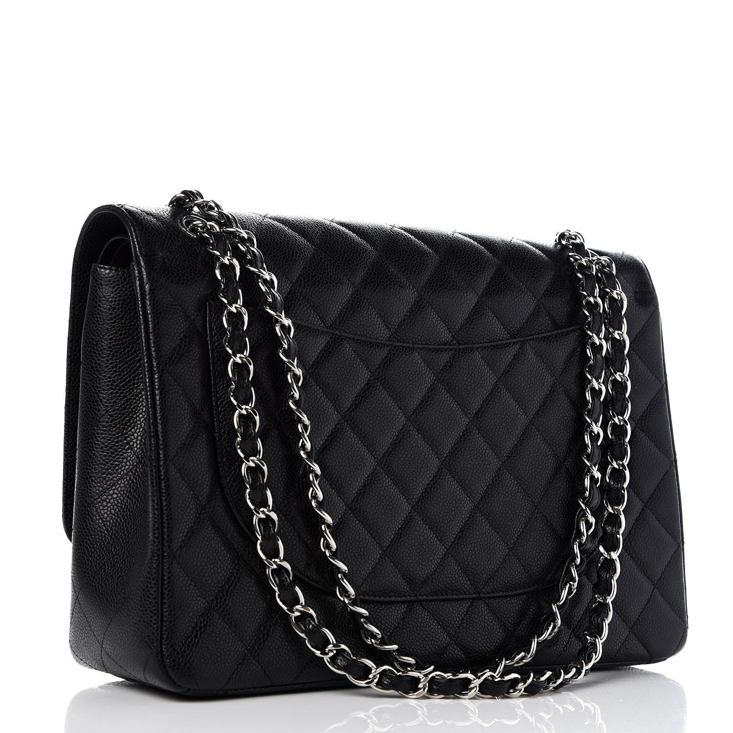 Chanel Caviar Quilted Maxi Double Flap Black 4 of 9
