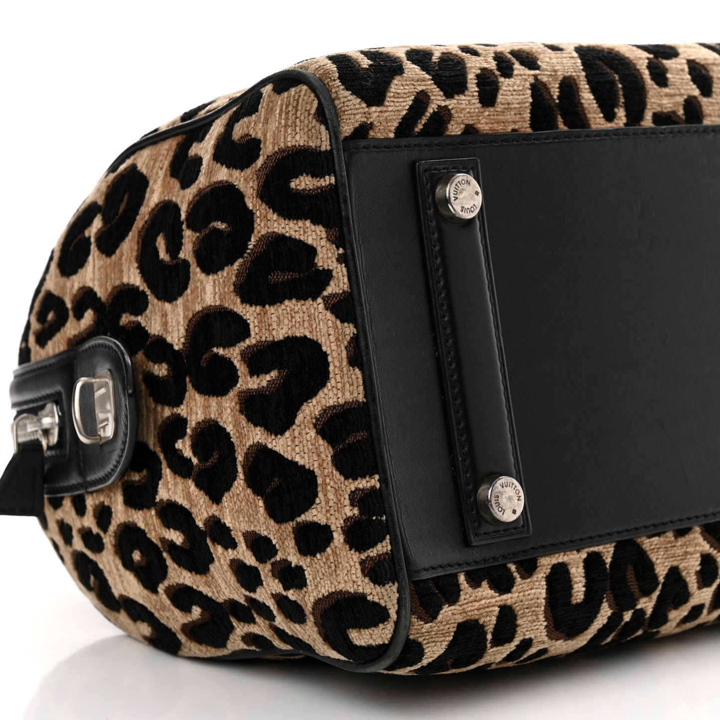 Jacquard Velvet Leopard Print Stephen Sprouse Speedy
