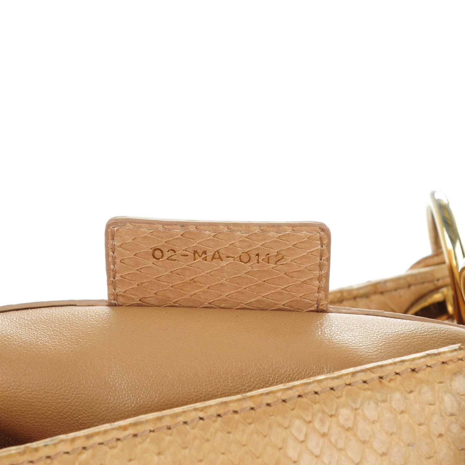 Christian Dior Python Large Lady Dior Beige 7 of 9
