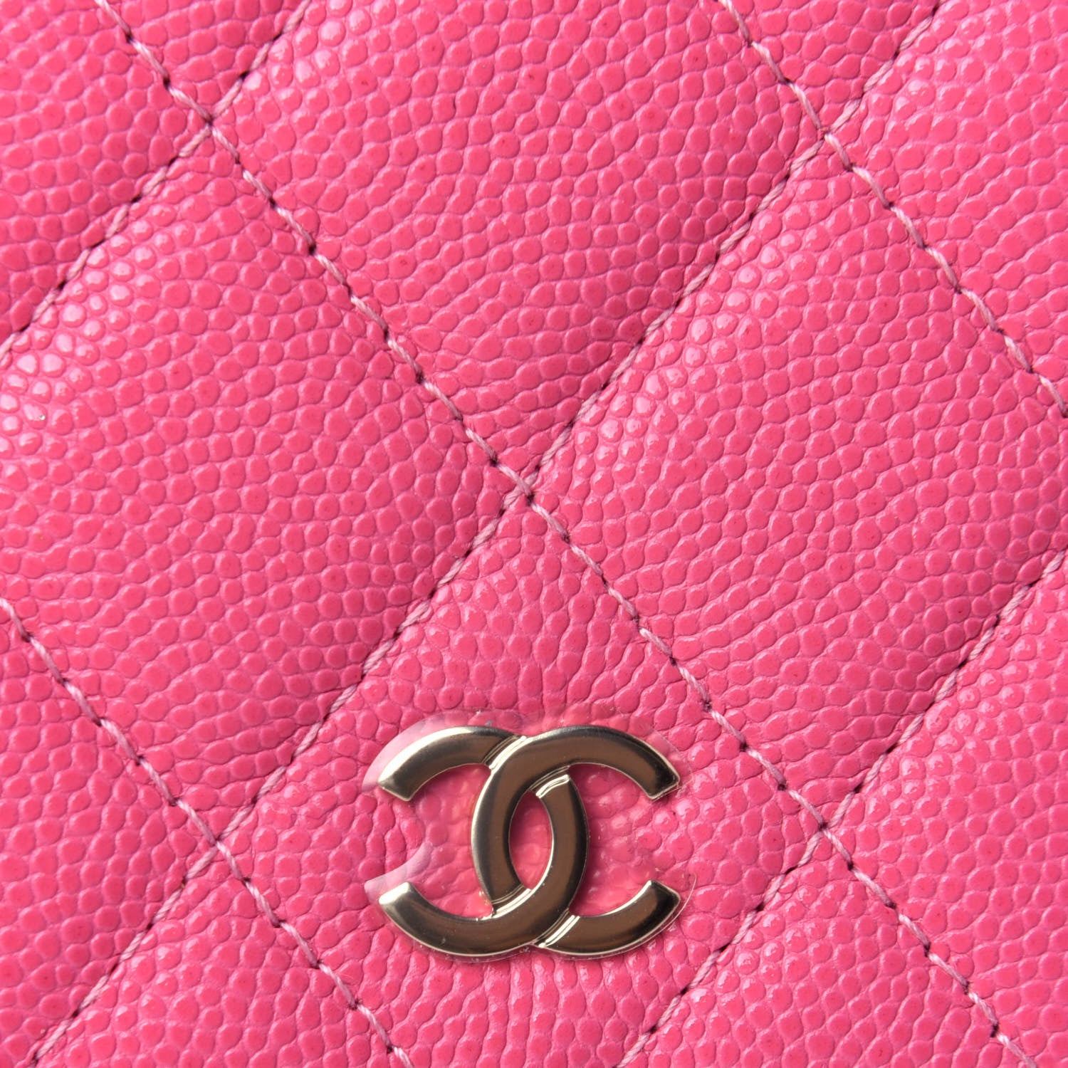 Chanel Caviar Quilted Jewelry Travel Case Pink 4 of 4