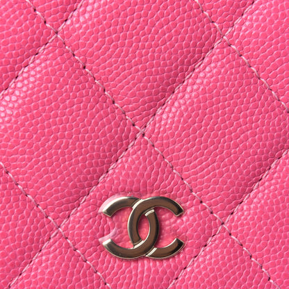 Chanel Caviar Quilted Jewelry Travel Case Pink 4 of 4
