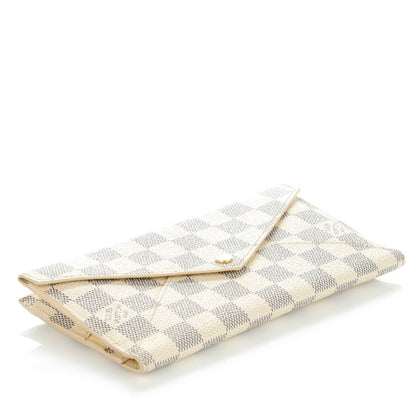 Louis Vuitton Damier Azur Long Origami Wallet 4 of 9