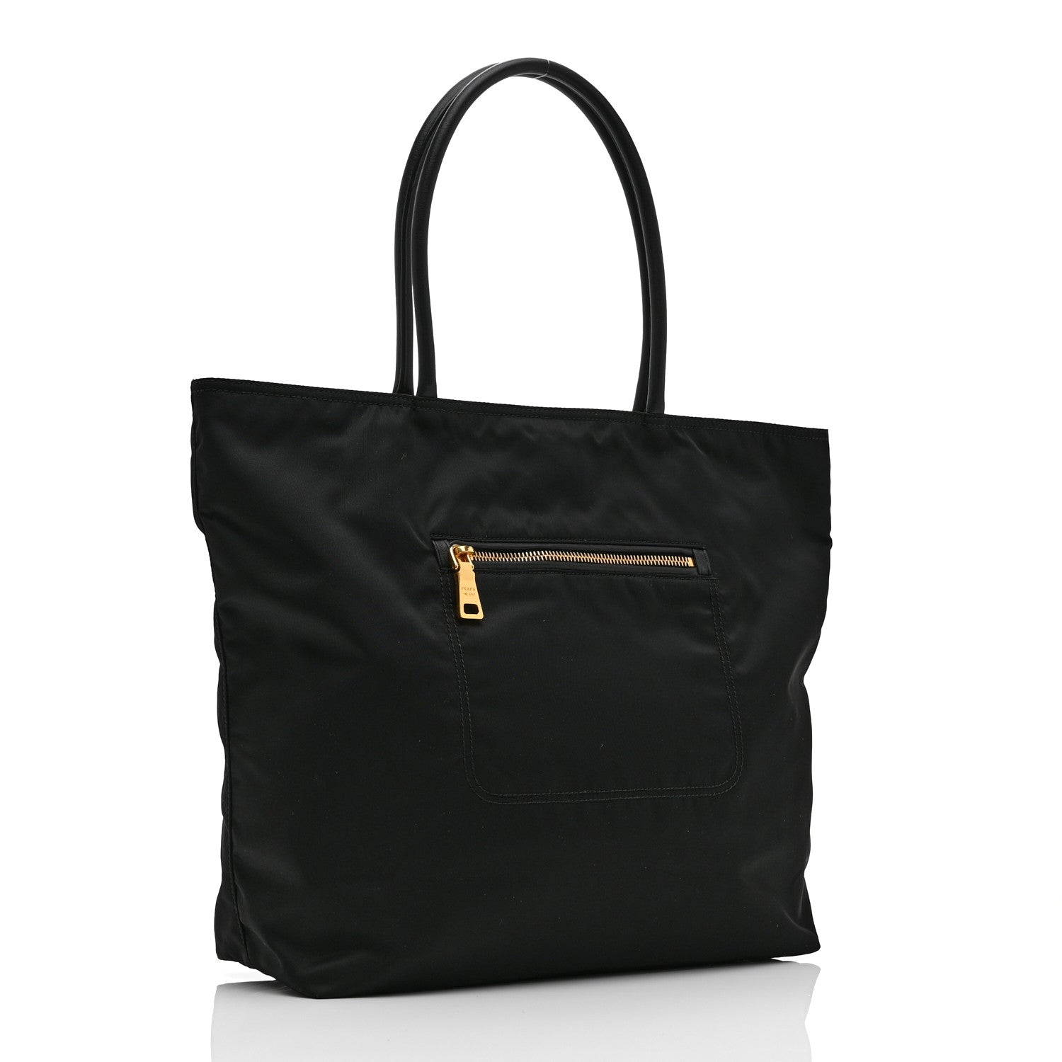 Prada Tessuto Nylon Shopping Tote Black 3 of 10
