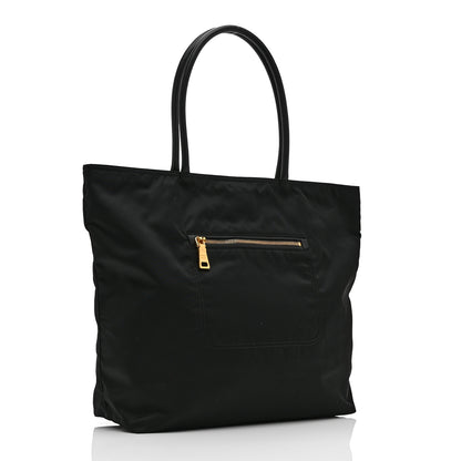 Prada Tessuto Nylon Shopping Tote Black 3 of 10