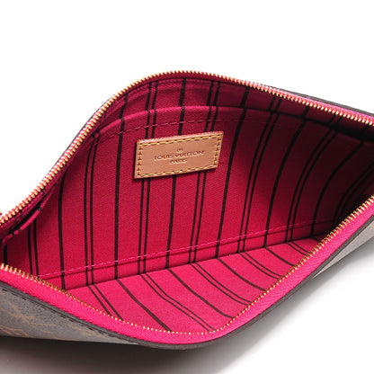 Louis Vuitton Monogram Neverfull MM GM Pochette Pivoine 6 of 8