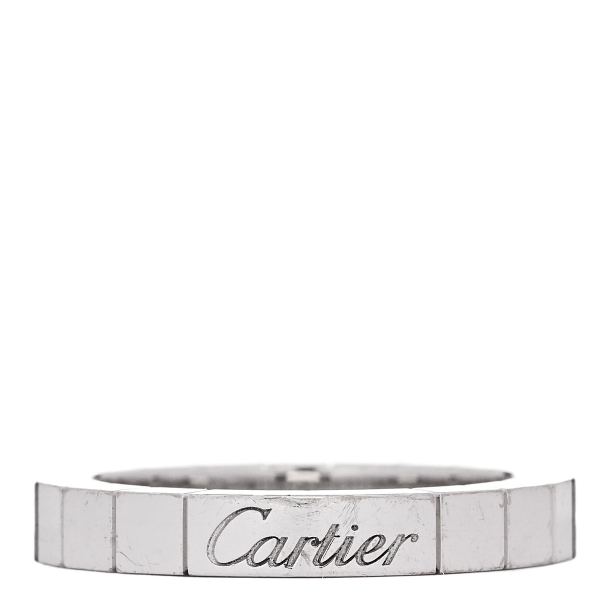 18K White Gold Lanieres Ring 49 4.75