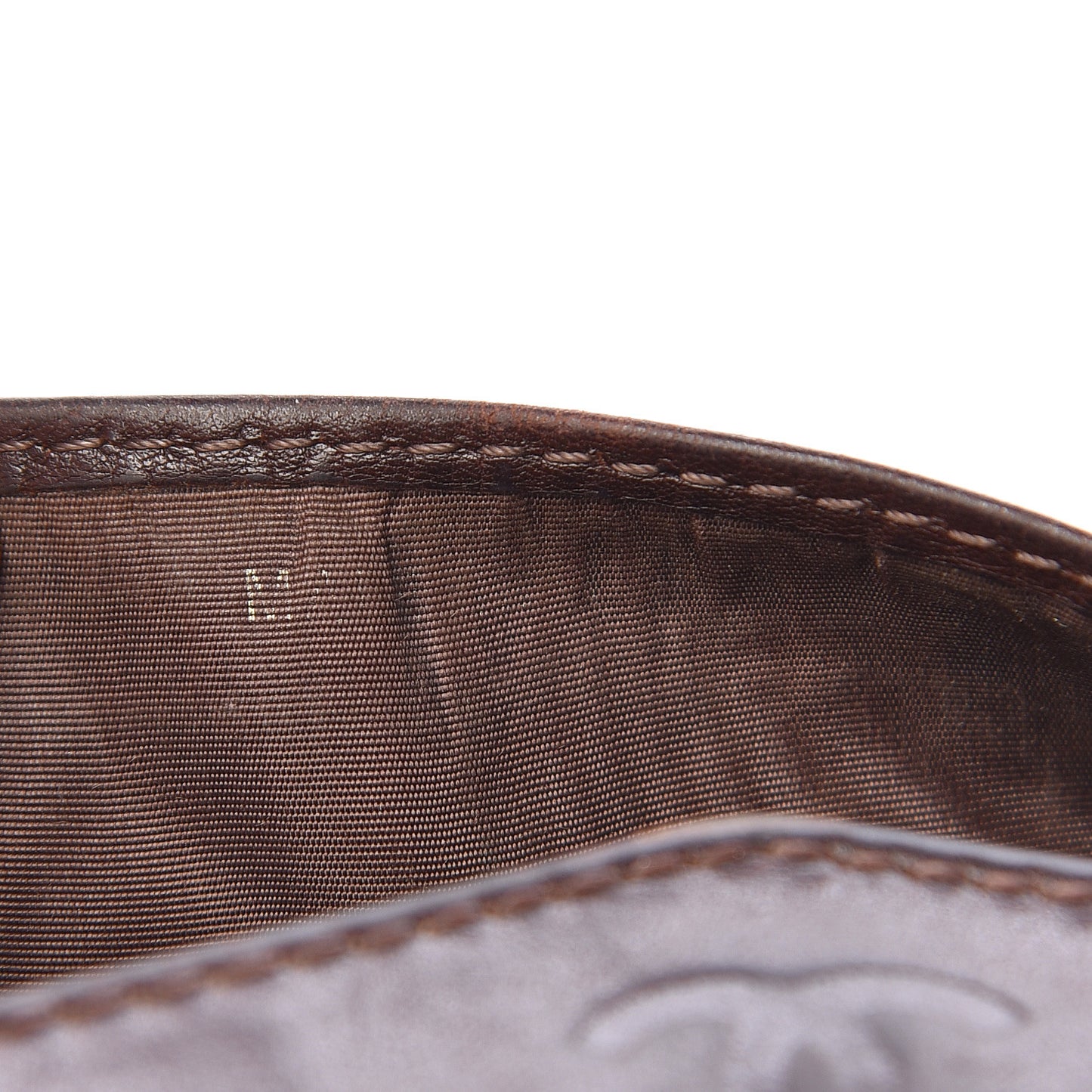 Calfskin Envelope Wallet Brown