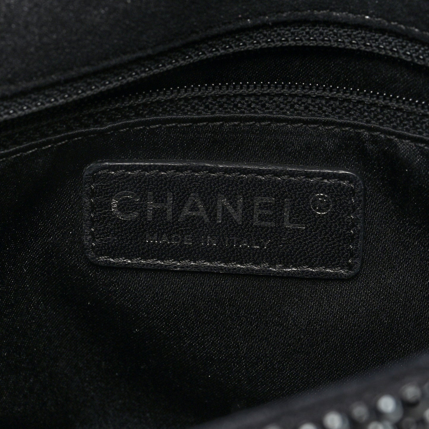 Suede Beaded Small Flap Dark Grey