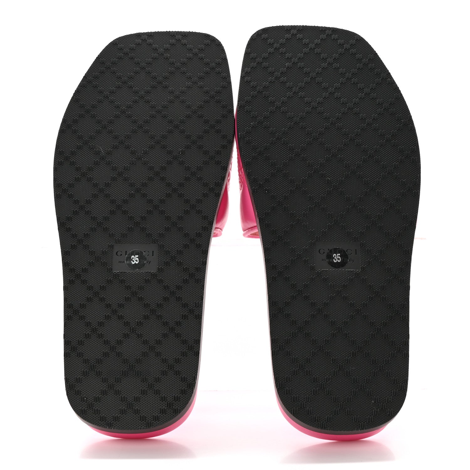 Gucci Nappa GG Matelasse Flat Slide Sandals 35 Bon Bon 5 of 11