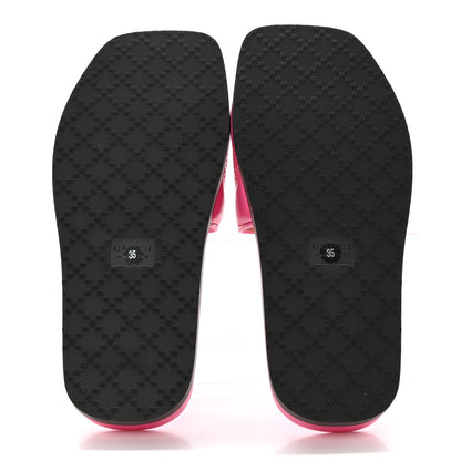 Gucci Nappa GG Matelasse Flat Slide Sandals 35 Bon Bon 5 of 11
