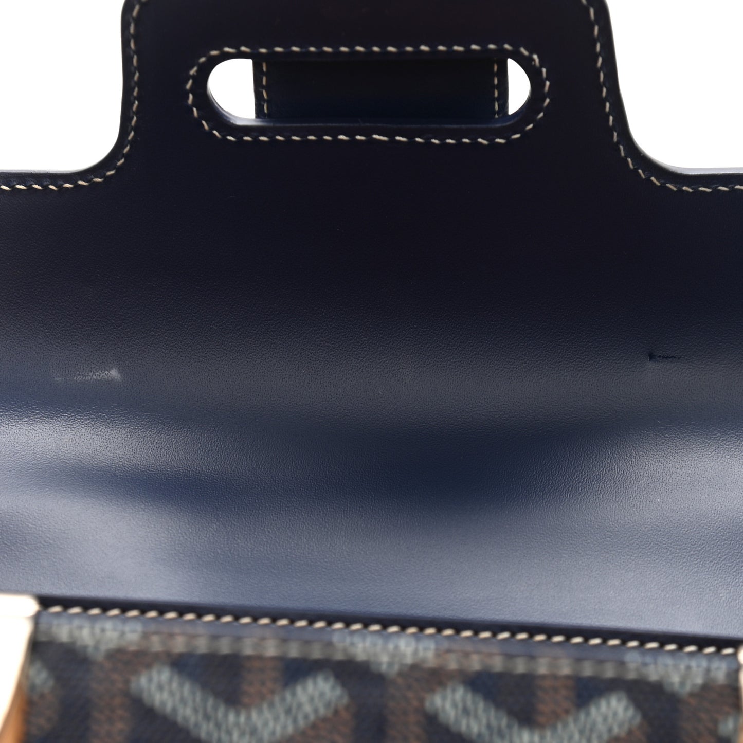 Goyardine Structure Mini Saigon Navy