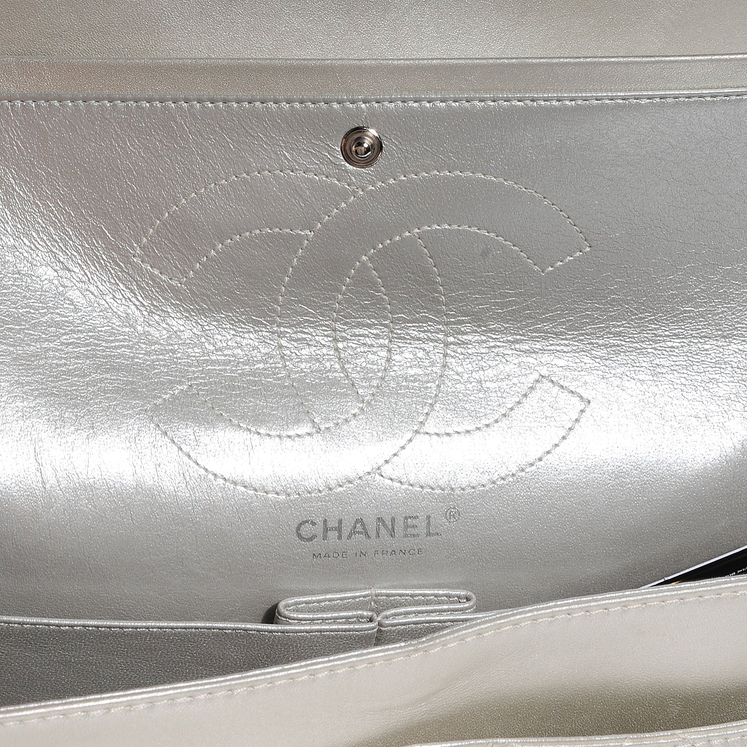 Chanel Lambskin 2.55 Reissue 226 Flap Silver 6 of 8