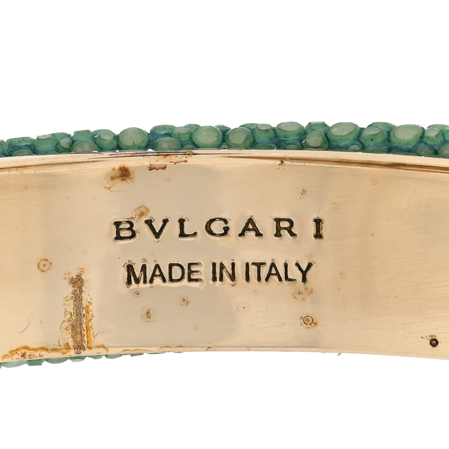 Galuchat Serpenti Forever Bracelet Green