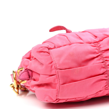 Prada Tessuto Nylon Gaufre Satchel Petalo 8 of 10