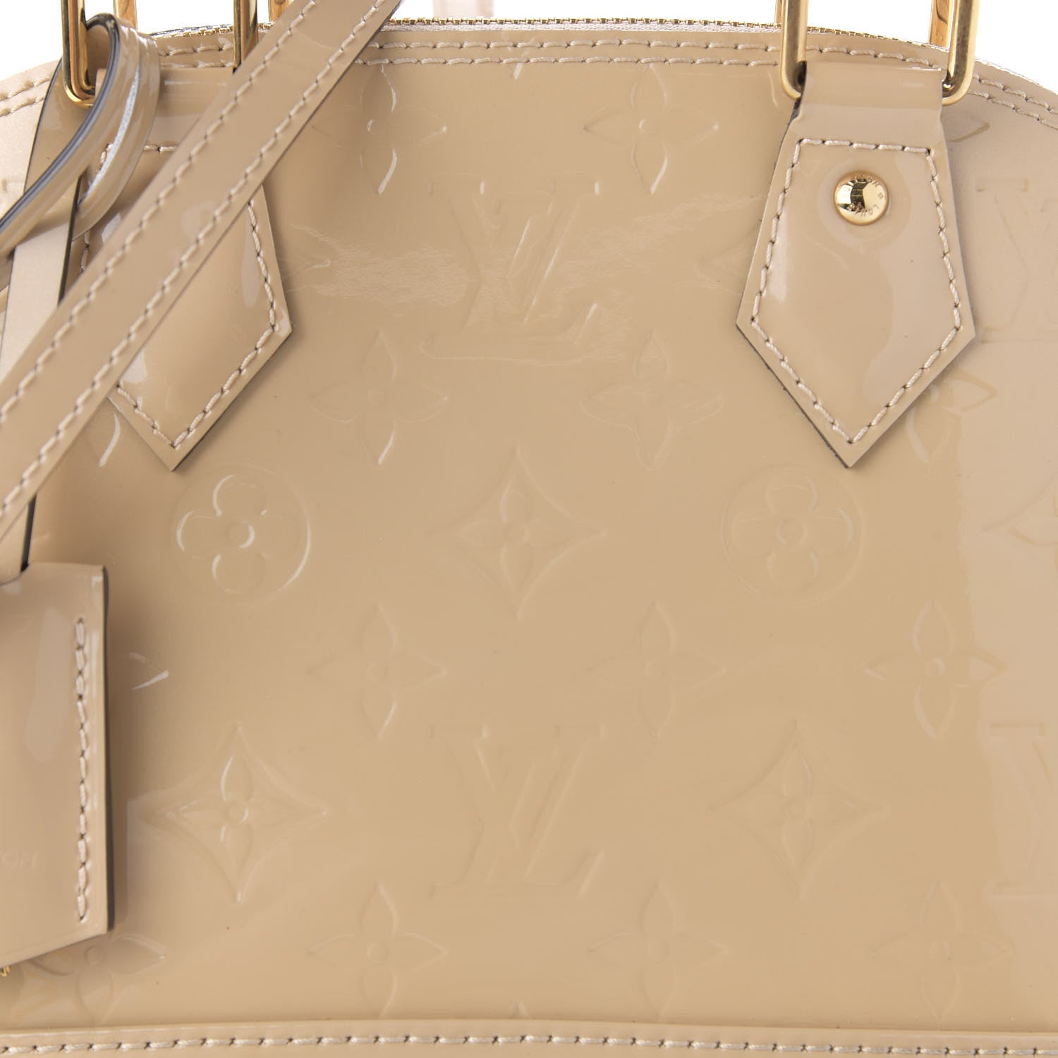 Louis Vuitton Vernis Alma BB Dune 10 of 10