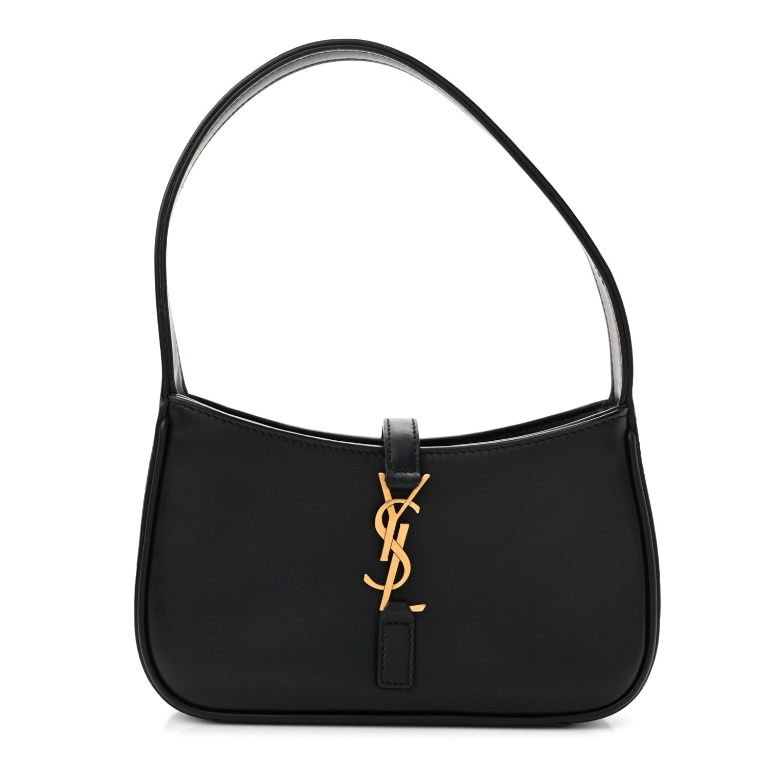 Saint Laurent Smooth Calfskin Le 5 A 7 Mini Hobo Black 1 of 13