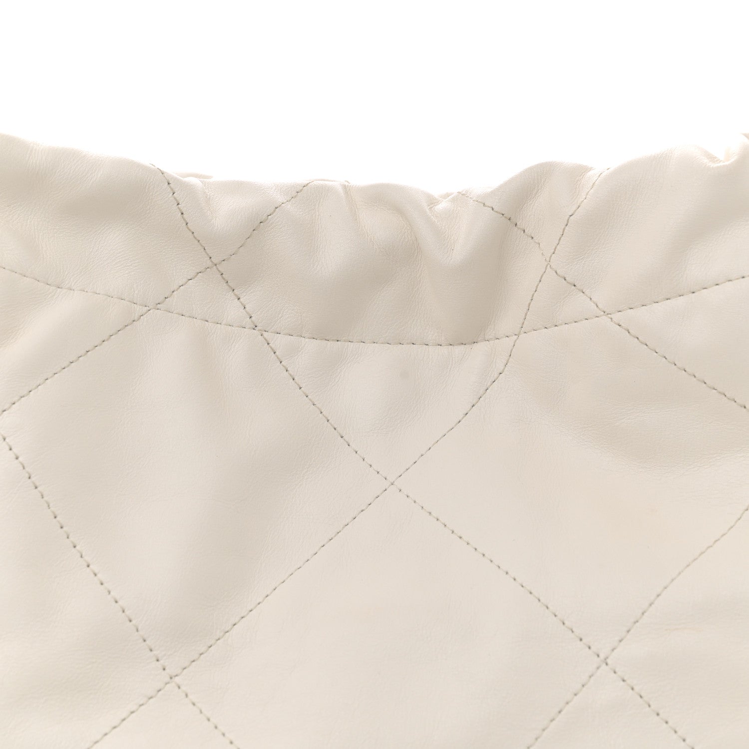 Chanel Shiny Calfskin Quilted Small Chanel 22 White 9 of 11