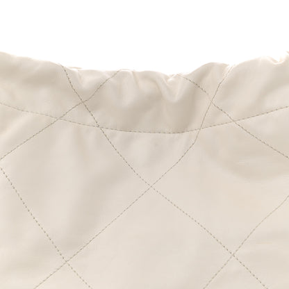 Chanel Shiny Calfskin Quilted Small Chanel 22 White 9 of 11