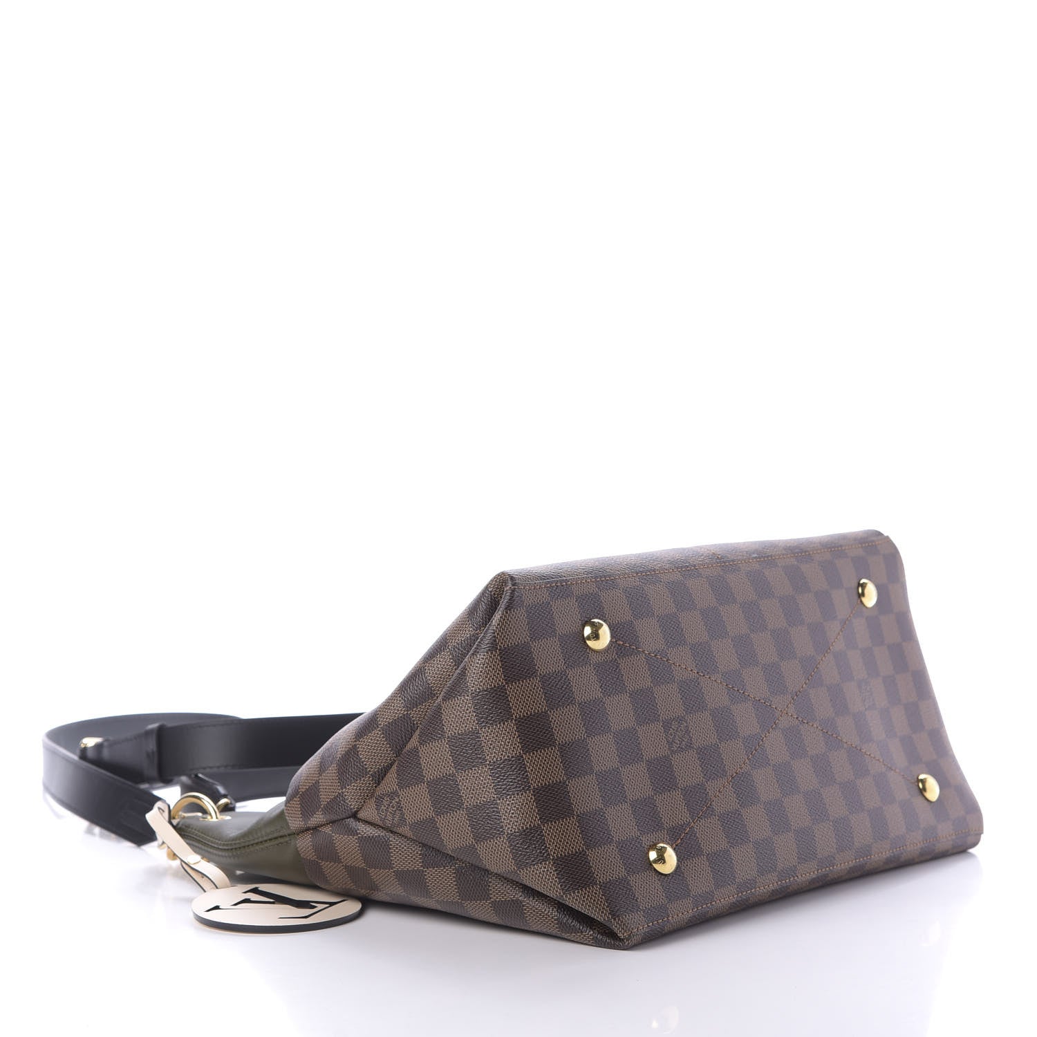 Louis Vuitton Damier Ebene Calfskin Maida Khaki 4 of 13