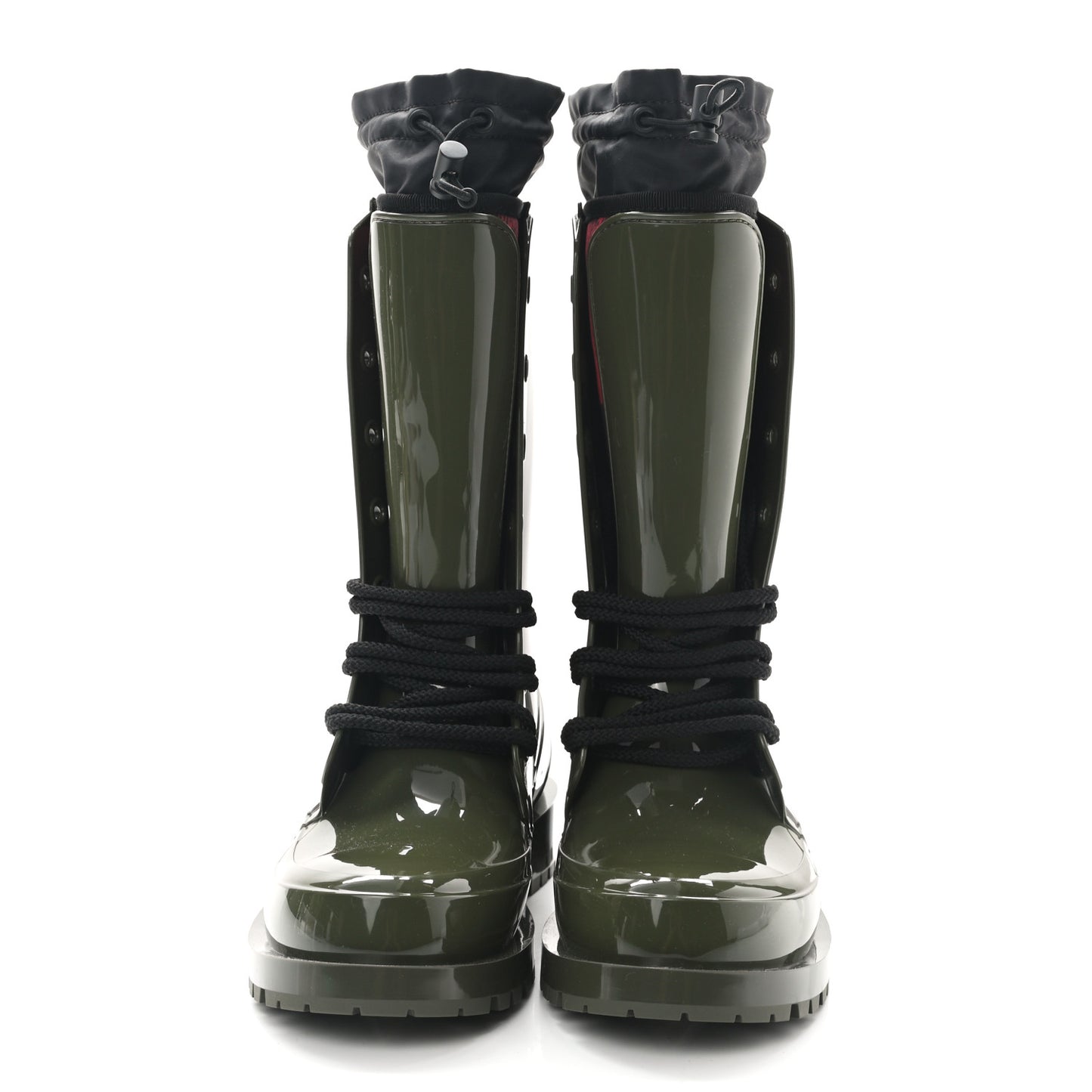 Rubber Diorcamp Low Boots 37 Military