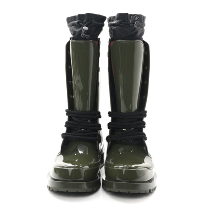 Christian Dior Rubber Diorcamp Low Boots 37 Military 2 of 7