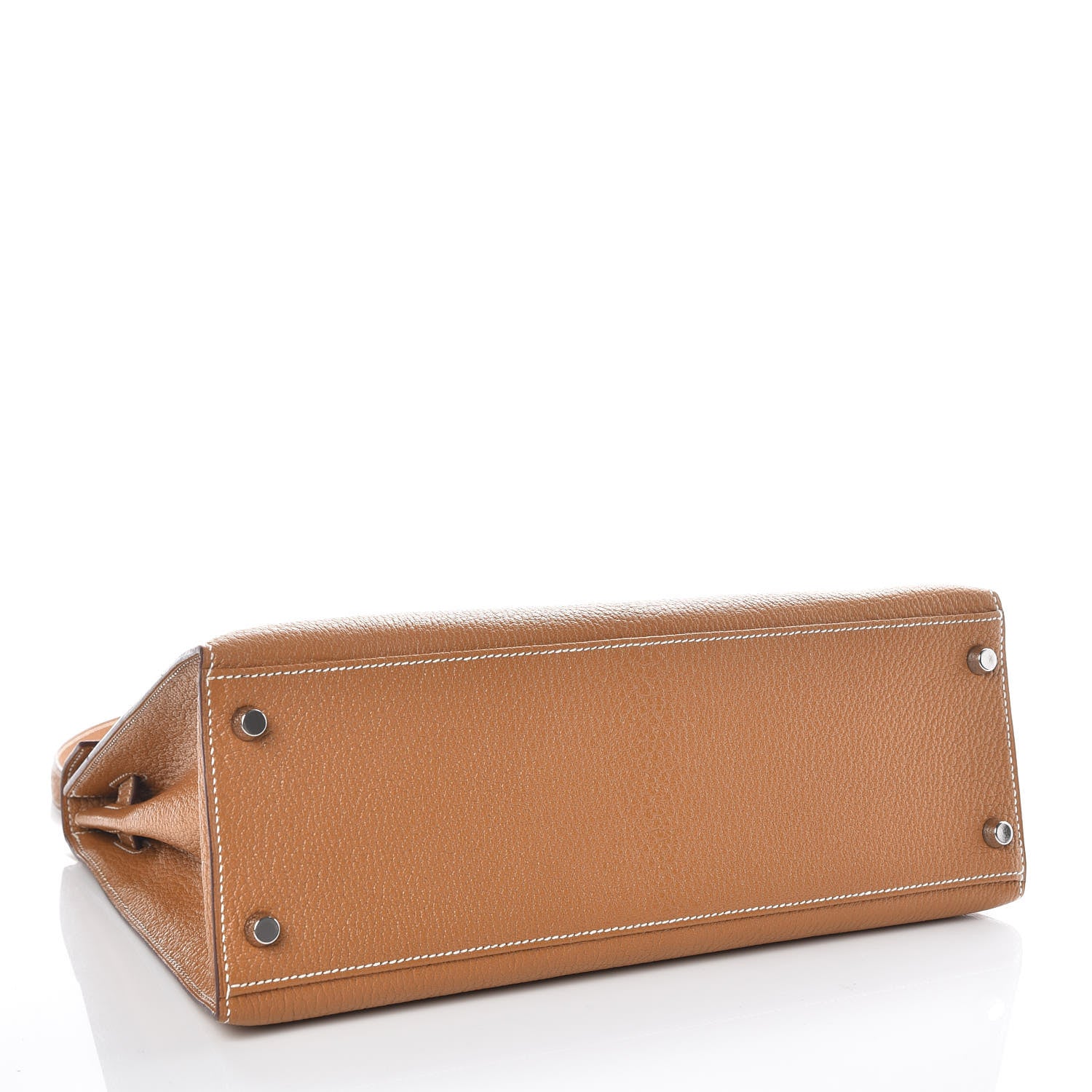 Hermes Chevre De Coromandel Kelly Sellier 32 Gold 5 of 38