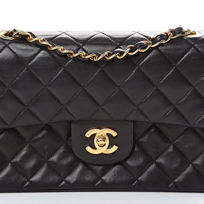 Chanel Lambskin Quilted Small Double Flap Black 14 of 20
