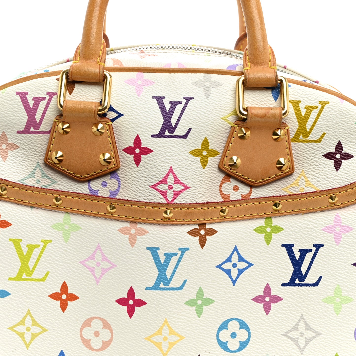 Monogram Multicolor Trouville White
