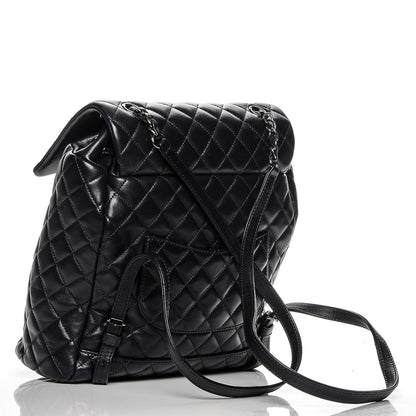 Chanel Lambskin Quilted Large Urban Spirit Backpack Dark Navy 3 of 7