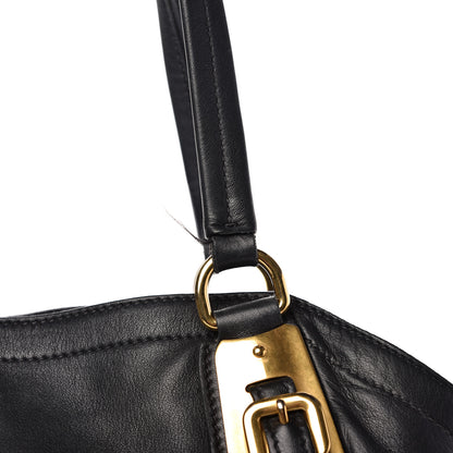 Prada Soft Calf Tote Black 16 of 16