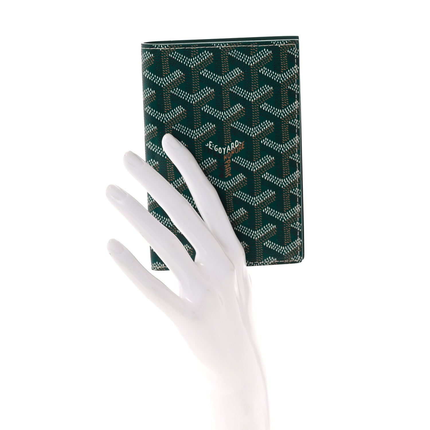 Goyard Goyardine Grenelle Passport Wallet Green 2 of 8