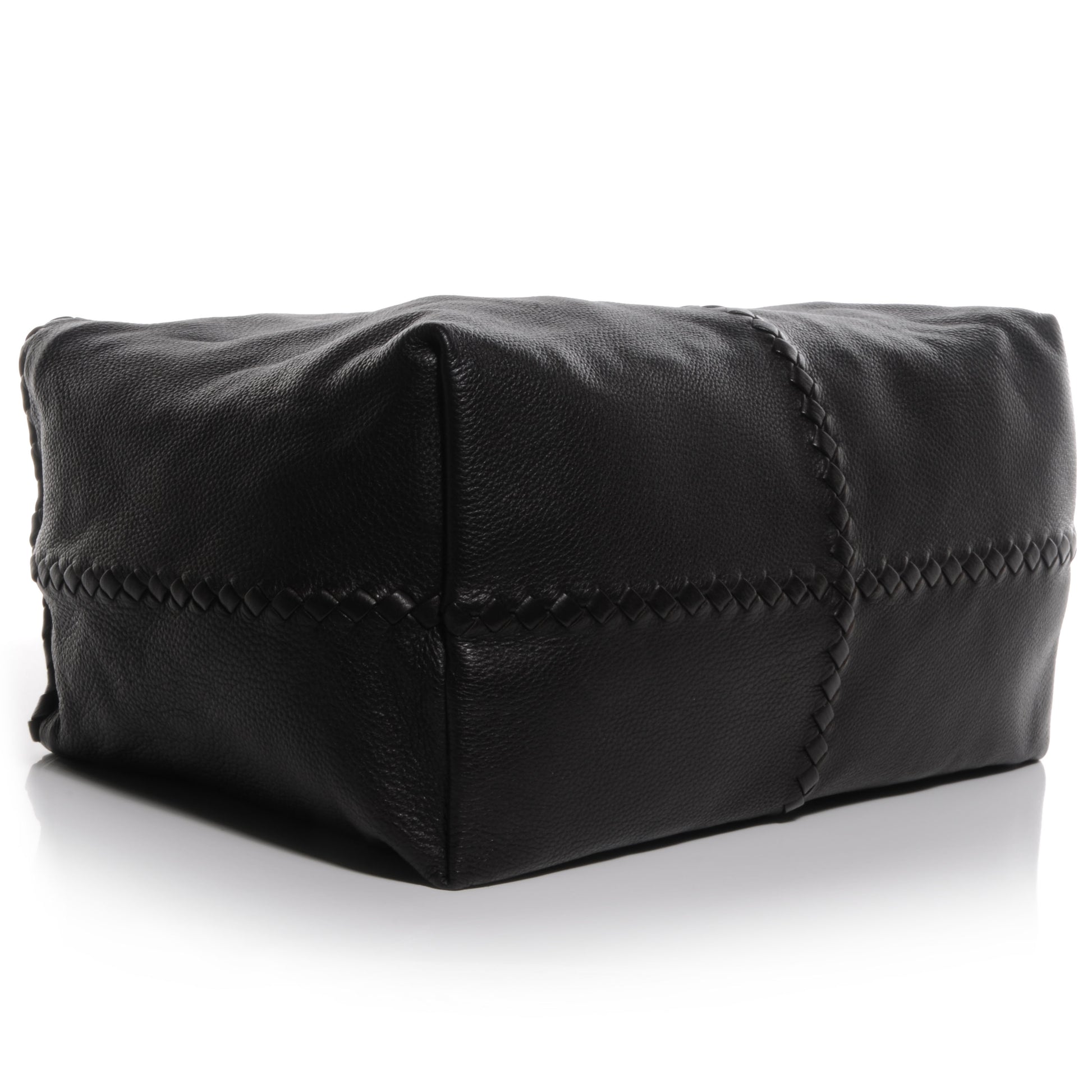 Bottega Veneta Deerskin Brick Top Handle Bag Chocolate 4 of 9